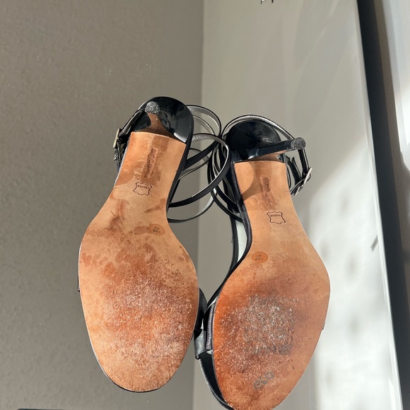 Bcbg leather bottom high heeled sandals size 10. - Picture 2 of 2